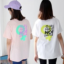 리틀소녀 여름신상 주니어 쥬니어 초등학생 옷 여아 여자 아이돌 아동 티셔츠 반팔 면티 여름 휴가 바캉스 네온 형광