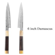 중식도 장인칼 한식조리사칼 일본 레이어, 6인치 다마스커스