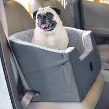 해외발송 (애완동물 카시트)American K & H Outing Dog Cars Car Rear Seat Co-driver Seat Pet Car 설치-11717, 01.라이트 그레이 M 사이즈 51
