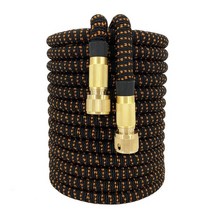 호스릴 호스 자동호스릴 베스트 셀러 정원 유연한 정원 급수 파이프 더블 라텍스 고압 세차 정원 품 관개, 12, 흑갈색, 25피트 확장 7.5m