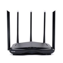 Tenda-AC11 라우터 AC1200 듀얼 밴드 2.4 및 5GHz 기가비트 듀얼 밴드 12AC 무선 와이파이 리피터 5 * 6dBi 고 이득 안테나 CN 버전 AC11 라우터, add EU Plug_1, Simple Packing_1