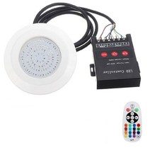 수영장청소기 LED 스마트 수중 램프 IP68 수영장 조명 모바일 앱 제어 파티 장식 ABS RGB 잠수정 12V, 06 RGB_01 9W