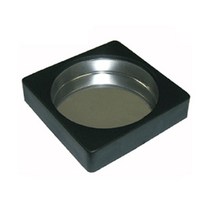 (스텐 고무 재떨이 -일반형- 사각형) 가정용 업소용 사각 재털이 재떨이, 1개