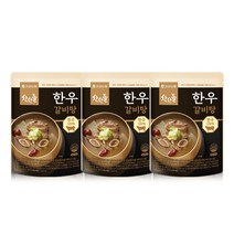 착한들 한우 갈비탕, 3팩, 500g