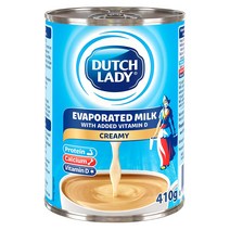더치레이디 DUTCH LADY 무가당연유(Evaporated milk) 가당연유(Sweetened condensed milk), 410g, 1개
