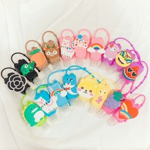 휴대용 캐릭터 손소독제 용기 공병 케이스 어린이집 답례 생일 선물 액체비누, 6.공룡