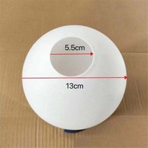 천장 선풍기 유리 램프 그늘 교체 조명 벽 펜던트 한쪽 개방 액세서리 고정 커버, 07 D13cm55cm