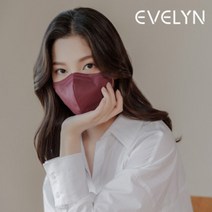 박서준 마스크 에블린 프라임 정품 50매 컬러마스크 국산 소 중 대 다양한 색상과 사이즈, 대형, 벨벳버건디