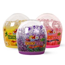 해피룸 비드 방향제(원형) 350g 대용량 노래방/룸/거실/방/화장실 어디든 향기롭게, 복숭아향