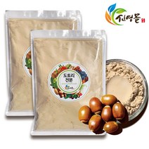 신영몰 도토리묵 전분 가루 1kg 도토리묵 분말 도토리묵 재료, 2개