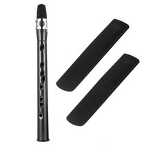 미니 색소폰 알토 마우스피스 포켓 색소폰 5 리드 악기 휴대용 작은 목관 악기 운반 가방, 협력사, 실버 클립 2 갈대