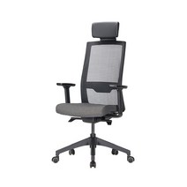 듀오백 프리미엄 메쉬의자 사무용의자 학생의자 일반베이스, 다이캐스팅 베이스, 블랙