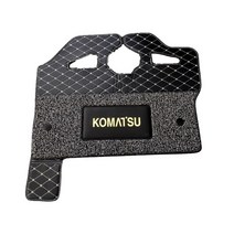 차량 플로어 매트 Komatsu 택시 매트 PC200 PC360-7 -8 -5-6-7 굴삭기 캡 바닥 접착제, 06 PC220-8  Red