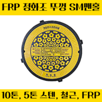 FRP정화조뚜껑 SM맨홀, B타입 경차량 철근안전망