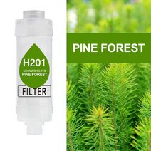 필터샤워기헤드 나노 버블 여행용 수압상승 절수 샤워기 향기로운 샤워 헤드 필터 softamp 머리피부 향기 염소 제거 연수기 여성 선물 욕실 액세서리 개선, 소나무 숲