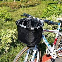 MTB 하이브리드 자전거 핸들 바 사이클링 홀더 라이딩 파우치 강아지 앞 바구니 가방