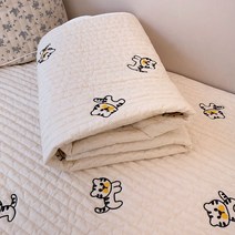 어텀31 아기 침대패드 누빔패드 침대매트 이불 매트 신생아 패드 호랑이띠 출산선물 출산준비물, 100x55 (벨라) + 호랑이기운 누빔 베개커버