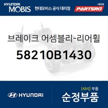 브레이크 캘리퍼+패드-리어휠 좌측 (58210B1430) G80 현대모비스부품몰
