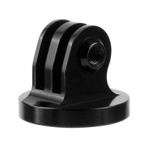 Gopro 삼각대 마운트 어댑터 용 1x 1/4 나사 어댑터 Go Pro Hero 용 CNC 알루미늄 합금 10 9 8 7 6 5 4 액, 01 블랙 컬러