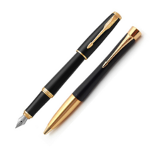 파카 어번 올드앤뉴 만년필 볼펜 세트, F, 매트블랙GT