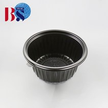 신형)면용기 대(195파이)우동 라멘 마라탕 냉모밀/블랙/400개