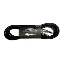 올림피아 베이직 기타케이블 블랙 3M cable