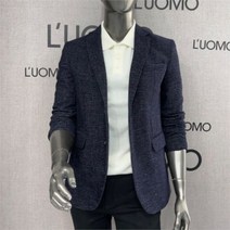 워모 GD01 남자 가을겨울 네이비벨벳짜임 자켓 IFJJ11