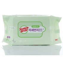 스카치브라이트 미세먼지 베이직 물걸레 청소포 표준형 35매, 3개