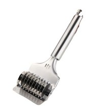 제면기 파스타 칼국수 제조기 업소용 가정용 1PC 가제트 주방 수동 국수 커터 스테인레스 스틸 롤러 메이커 패스트 푸드 반죽 롤링 기계, [01] Silver