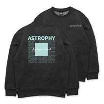 아스트로피 유어백 기모 맨투맨 - 남녀공용