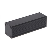 케이스 블랙 80x25x25mm 용 새로운 DIY 압출 전자 프로젝트 알루미늄 인클로저, 검은색