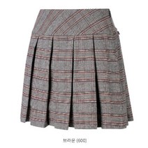 엘르골프 NC14 여성 가을 체크주름스커트 6H 61803
