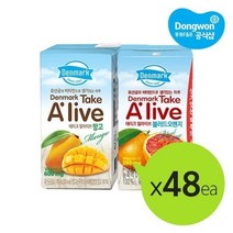 동원 [동원] 덴마크 테이크얼라이브 블러드 오렌지120ml x24개+망고120ml x24개(총48개), 기본상품