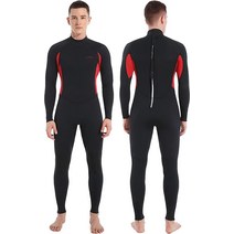 Dark Lightning Full Body Wetsuit Men and Women 3/2mm Wet Suit Womens Mens Diving Surfing Snorkeling, Women - Black-3/2mm