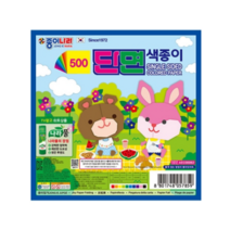 종이나라 500 단면색종이 10p, 60개, 10색