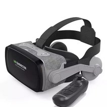 스팀 VR 게임 기기 컴퓨터 스마트글라스 3d 안경 가상 현실 헤드셋 폰용 헬멧 고글 렌즈 폰 비디오 쌍안경, g07ex b03 핸들