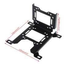 배수펌프 12CM 물 냉각 라디에이터 지원 워터 펌프 배수 탱크 저수지 장착 브래킷 스탠드 PC 히트 싱크 팬 홀더 R2LA, [02] 플랫