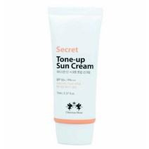 시크릿 톤업 선크림 70ml 끈적임 없는 순한 선블록, 단일제품