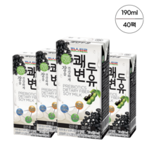 파스퇴르 쾌변두유 검은콩 190ml 40입