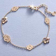 비쥬골드 18K 키싱구라미 팔찌