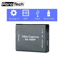 그래픽카드비디오카드HDMI 에서 선박 us 1080P hdmi VGA 어댑터 VgatoUsb20 비디오 캡처 카드 케이블 포함