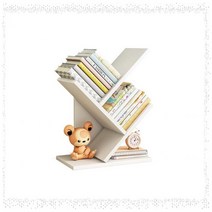 3단 대각선 책꽂이 / 홈인테리어 / 예쁜 책꽂이 / 홈데코, 브라운