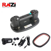 Raizi GRABO 휴대용 전기 진공 흡입 컵 리프터 건식벽 화강암 유리 타일 2 배터리 무거운 리프팅 도구, 1.One Battery Version - L Vers