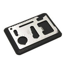 [10개] 카드형 멀티카드툴 포켓멀티툴 공구툴 맥가이버 메탈