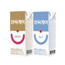 삼육케어 균형영양식 연하곤란 환자용 회복식 유동식 노인 두유, 삼육케어 균형영양식 200ml 48팩