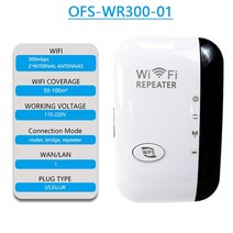 lte라우터 휴대용와이파이 Optfocus 2.4g 5g 1200mbps wifi 리피터 2 리피터 lan wan 4 안테나 wi fi 증폭기 범위 확장기, 1 조각, 미국 플러그, ofs-wr300-01