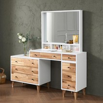 아트박스/히트디자인 A3300 서랍 화장대 1000 3colors, 화이트