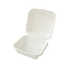 포장대장 펄프 사각도시락용기 백색 3호, 10개입, 10개