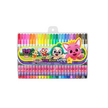 지구화학 핑크퐁원더스타사인펜 24색, 1개