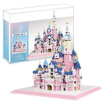 나노블럭 세계 건축물 대형 랜드마크 블록 미니 건물 블럭 중형 디즈니 월드, 중형 디즈니 월드(7830)